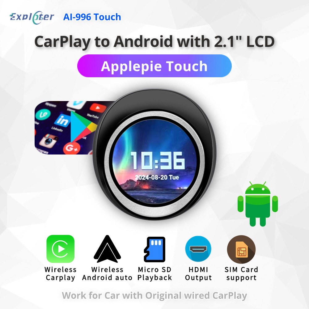 EXPLOTER ApplePie Touch CarPla – обзор и цена Hdmi Cable 2.1