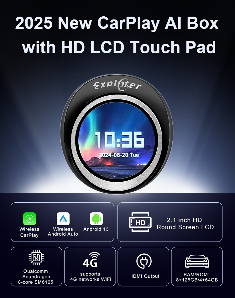 EXPLOTER ApplePie Touch CarPla – обзор и цена Hdmi Cable 2.1