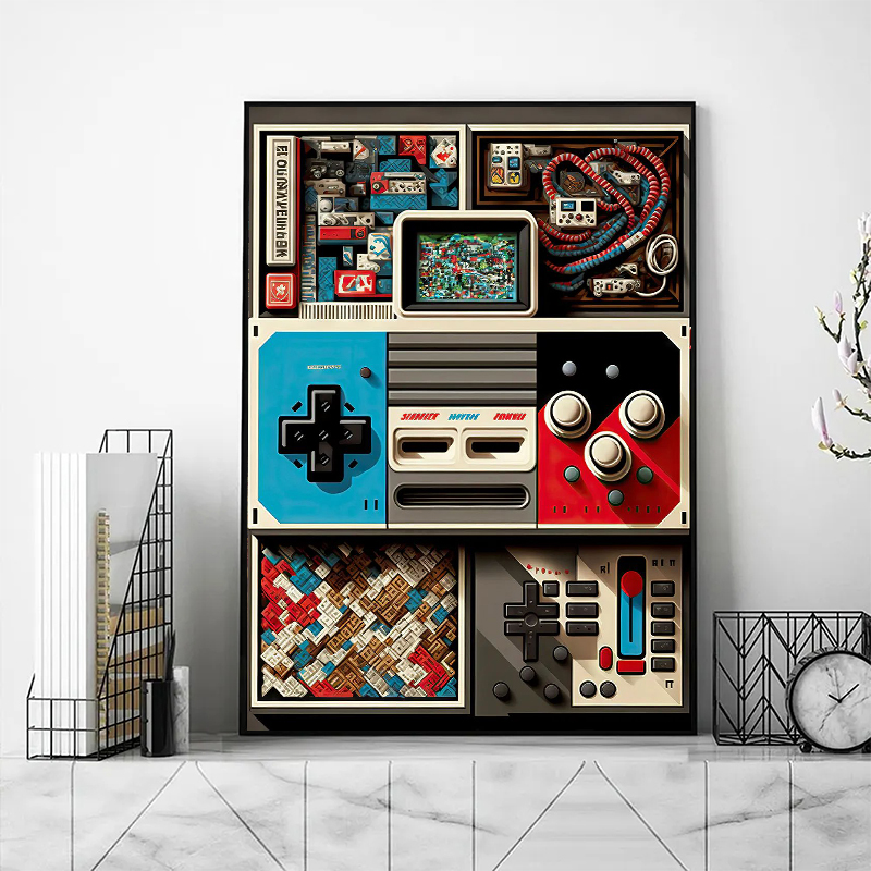 Горячие игры, консоль, коллаж  – обзор и цена Gaming Console Picture